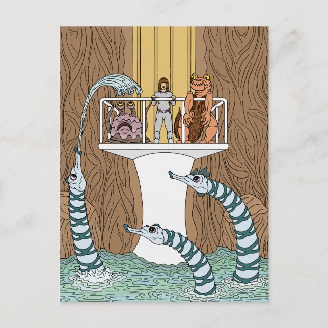 Besuch des Pools der Pipeline Postkarte (Vorderseite)