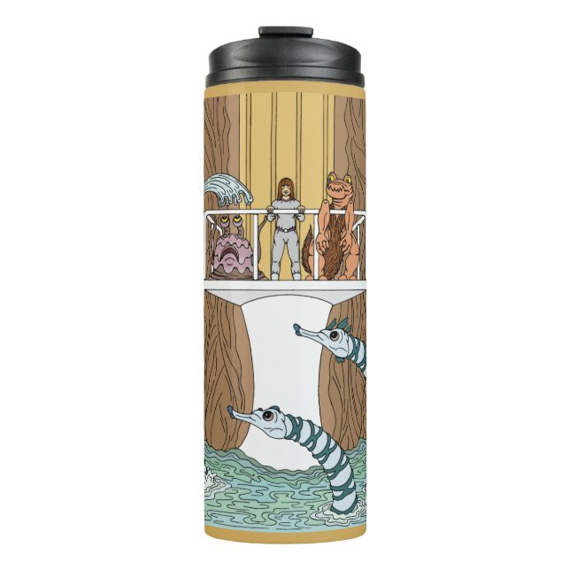 Besuch des Pools der Pipeline Thermosbecher (Vorderseite)