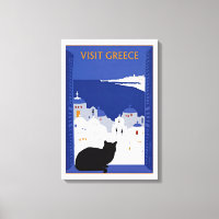 Besuch Griechenland, Santorini Insel Vintage Reise