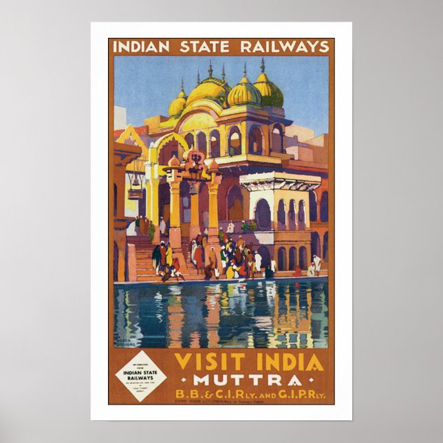 Besuch India Muttra Poster (Vorne)