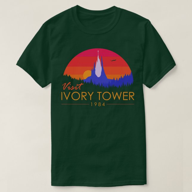 Besuch Ivory Tower T-Shirt (Design vorne)