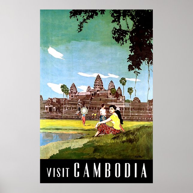 Besuch Kambodschas Poster (Vorne)