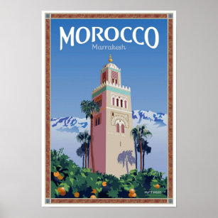 Besuch Marrakesh Poster