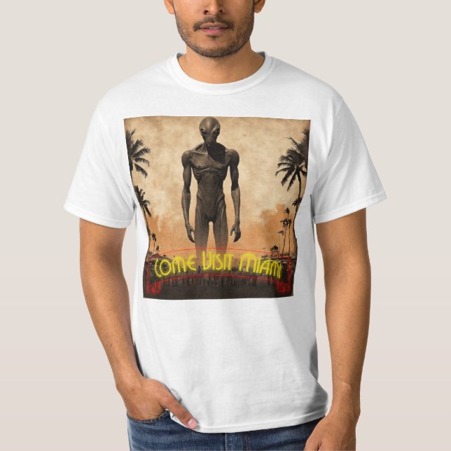 Besuch Miami T-Shirt (Vorderseite)