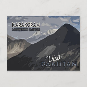 Besuch Pakistan Postkarte