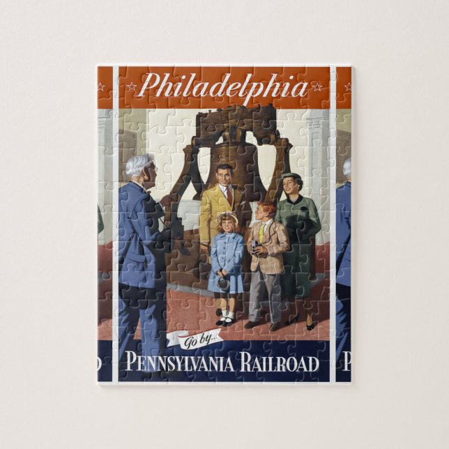 Besuch Philadelphia auf der Pennsylvania-Eisenbahn (Vertikal)