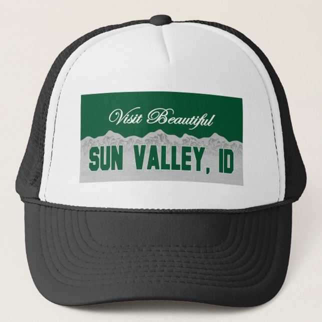 Besuch schönes Sun Valley, Idaho Truckerkappe (Vorderseite)