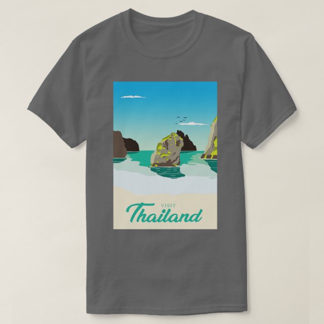 Besuch Thai Beach T-Shirt (Design vorne)