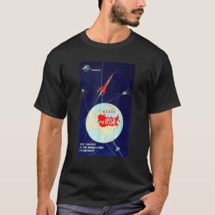 Besuch UdSSR Intouristische sowjetische Gewerkscha T-Shirt