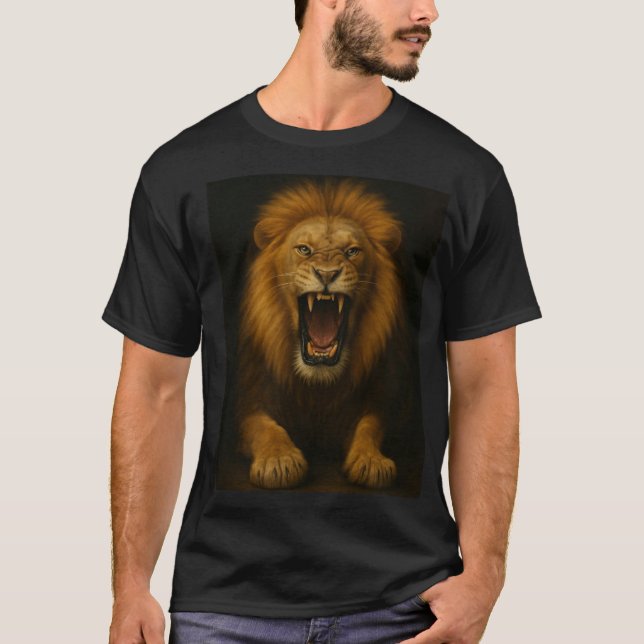 Besuch von Löwenluxus auf kurzen Wegen T-Shirt (Vorderseite)