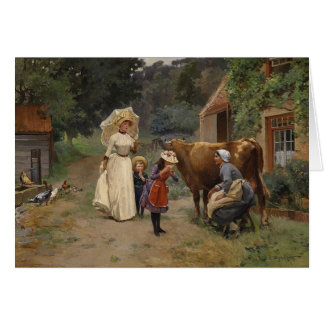 Besuch zur Bauernhof-Karte