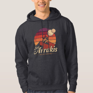 Besuche Arrakis Retro Wüstenplanet Hoodie