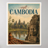 Besuche Kambodscha Reise Vintage