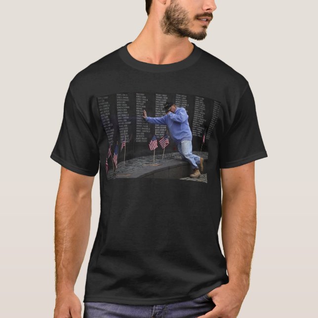 Besuchen der Vietnamerinnerungswand, Washington DC T-Shirt (Vorderseite)