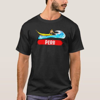Besuchen Huanchaco Beach Surf Trujillo Peru T-Shirt
