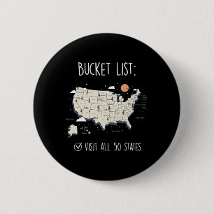 Besuchen Sie alle 50 Staaten Button