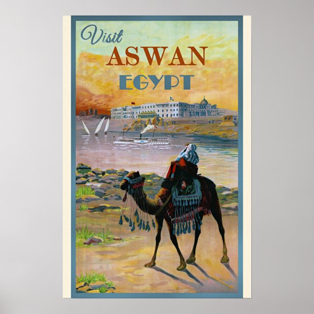 Besuchen Sie Assuan, Ägypten Poster (Vorne)