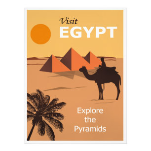 Besuchen Sie das Ägypten-Reiseposter Fotodruck