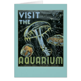 Besuchen Sie das Aquarium - WPA-Plakat -