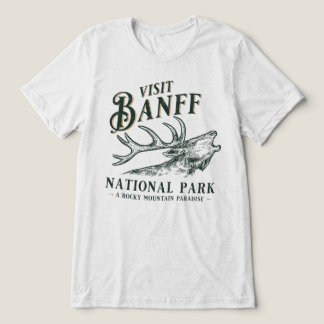 Besuchen Sie den Banff-Nationalpark Rocky Mountain Tri-Blend Shirt