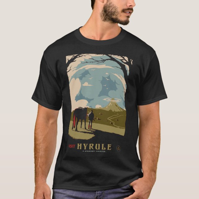 Besuchen Sie den HyRule Classic T - Shirt (Vorderseite)
