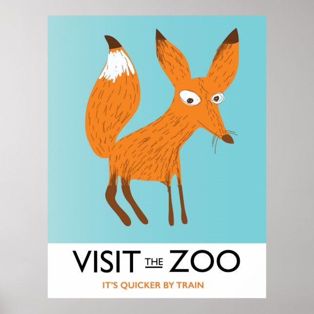 Besuchen Sie den Zoo - Fox Edition Poster (Vorne)
