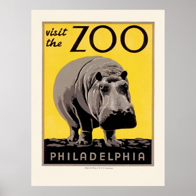 Besuchen Sie den Zoo: Philadelphia Poster (Vorne)