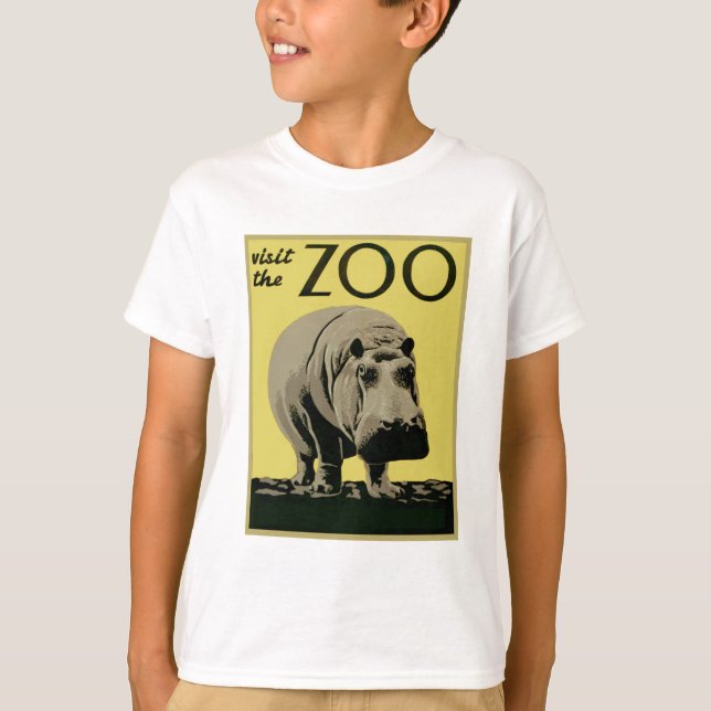 Besuchen Sie den Zoo T-Shirt (Vorderseite)