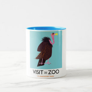 Besuchen Sie den Zoo Zweifarbige Tasse