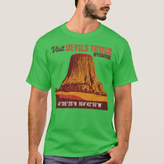 Besuchen Sie Devils Tower Lustig T-Shirt
