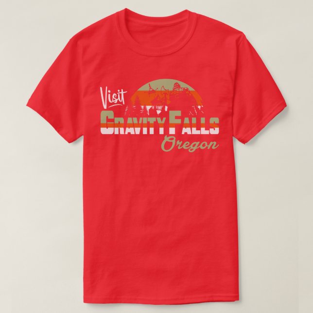 Besuchen Sie die Gravity Falls T-Shirt (Design vorne)