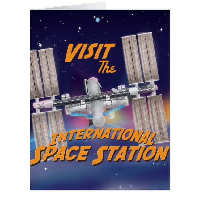 Besuchen Sie die Internationale Raumstation (Vorderseite)