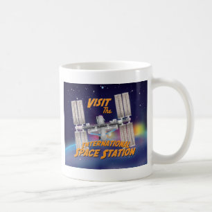 Besuchen Sie die Internationale Raumstation Kaffeetasse