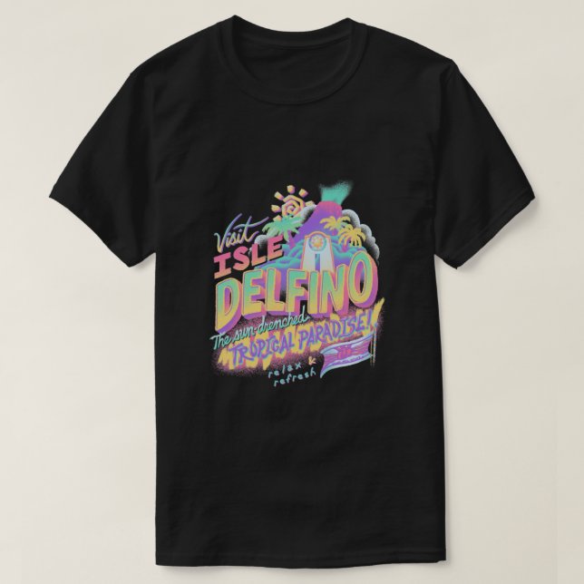 Besuchen Sie die Isle Delfino Classic T-Shirt (Design vorne)