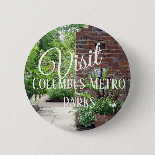 Besuchen Sie die U-Bahn-Parks von Columbus Button (Vorderseite)