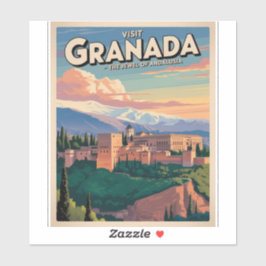 Besuchen Sie die Universität Granada Aufkleber