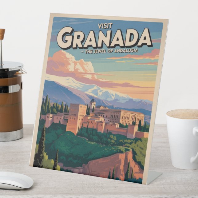 Besuchen Sie die Universität Granada Sockelschild (In Situ)