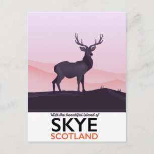 Besuchen Sie die wunderschöne Insel Skye Postkarte
