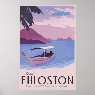 Besuchen Sie Fhloston Poster