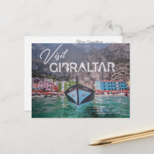 Besuchen Sie Gibraltar, Reisefotografie Postkarte