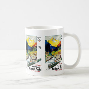 Besuchen Sie Ihre Far West Nationalparks Kaffeetasse