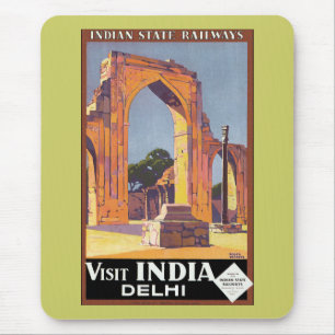 Besuchen Sie Indien ~ Delhi Mousepad