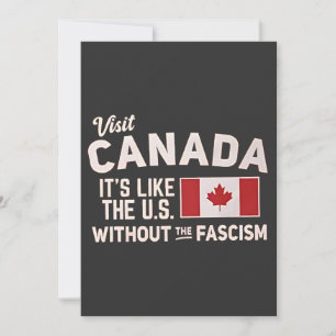 Besuchen Sie Kanada Es ist wie die USA, aber ohne  Ankündigung