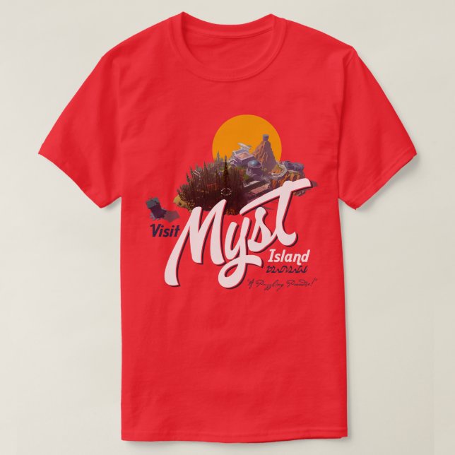 Besuchen Sie Myst T-Shirt (Design vorne)
