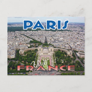 Besuchen Sie... Paris, Frankreich - Postkarte