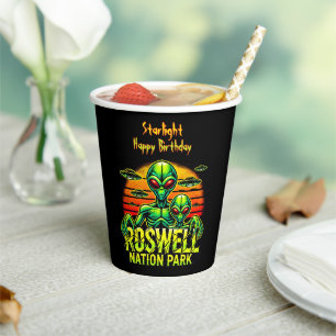 Besuchen Sie Roswell’s Alien Encounter Spot! Pappbecher