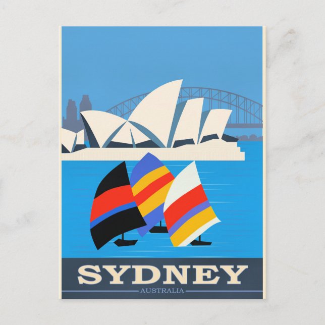 Besuchen Sie Sydney, Australien Postkarte (Vorderseite)