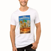 Besuchen Sie Turkmenistan - Reise T-Shirt