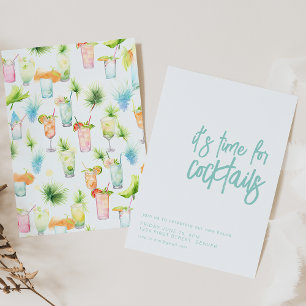 Besuchen Sie uns für Cocktails Party einladen Einladung