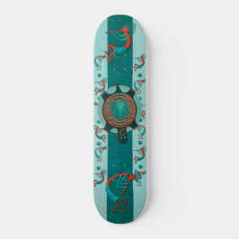 Besucher Anasazi Native Folk Art Skateboard
